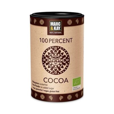 Marc & Kay Organic Drinking Chocolate 100% - 100 Percent Cocoa - 250g