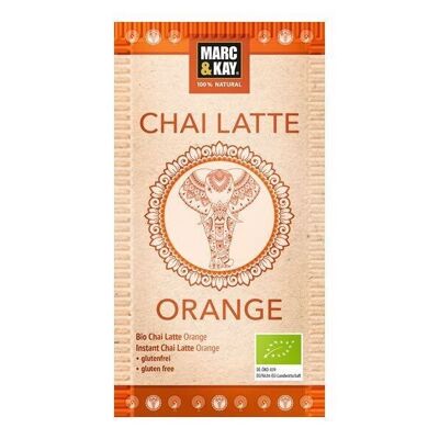 Marc & Kay Bio Trinkschokolade Chai - Chai Latte Orange - Tassenportion - 10 Stück