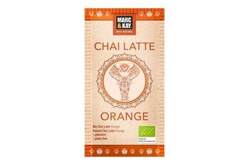 Marc & Kay chocolat à boire bio Chai - Chai Latte Orange - portion tasse - 10 pièces