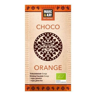 Marc & Kay Organic Drinking Chocolate Orange - Choco Orange - porzione in tazza - 10 pezzi