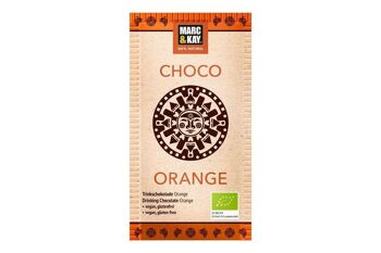 Marc & Kay Organic Drinking Chocolate Orange - Choco Orange - portion de tasse - 10 pièces
