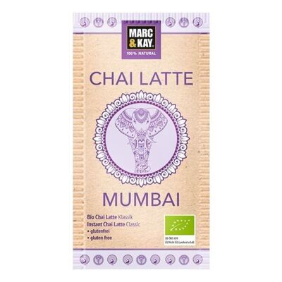 Marc & Kay Bio Trinkschokolade Chai - Chai Latte Mumbai - Tassenportion - 10 Stück