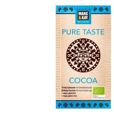 Marc & Kay Bio Trinkschokolade Pur - Pure Taste Cocoa - Tassenportion - 10 Stück