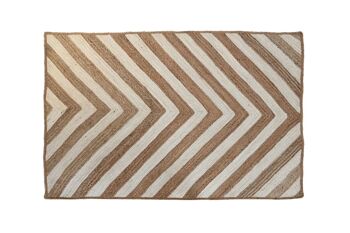 TAPIS COTON JUTE 120X180X1 2300 NATUREL TX204395 1