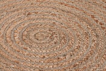 TAPIS EN JUTE COTON 200X200X1 2300 GSM NATUREL TX204438 3