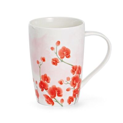 XL tea mug "Orchid", in gift box - 420ml