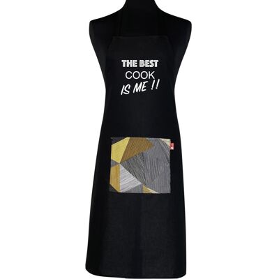 Apron, "The best cook is me" black