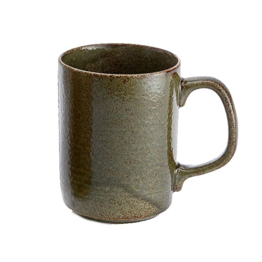 Tazza da tè "Akari", verde, ceramica giapponese - 350 ml
