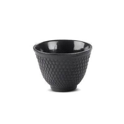 Tea cup "Nangang", black, enamelled cast iron - 100ml