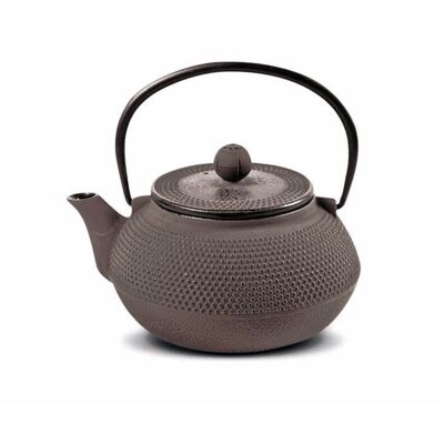 Teapot "Kunlun", brown, cast iron with stainless steel filter - 800ml