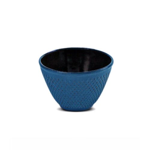 Teecup "Gansu", blau, Gusseisen emailliert - 100ml