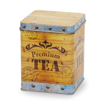 Boîte à thé "boîte à thé" - avec couvercle coulissant - divers. Tailles - 200g