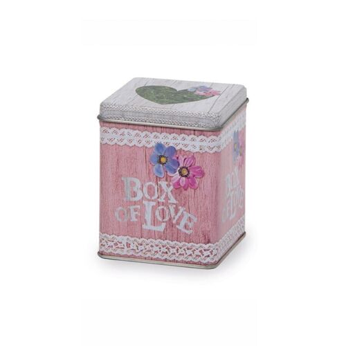 Teedose "Box of Love" - mit Stülpdeckel - versch. Größen - 50g