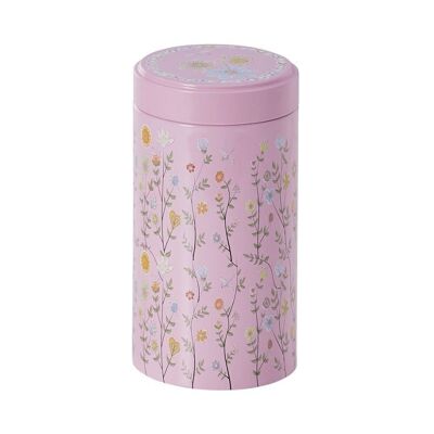 Caja para té "Prado de flores" - con tapa deslizante - varios. Tamaños - 120g