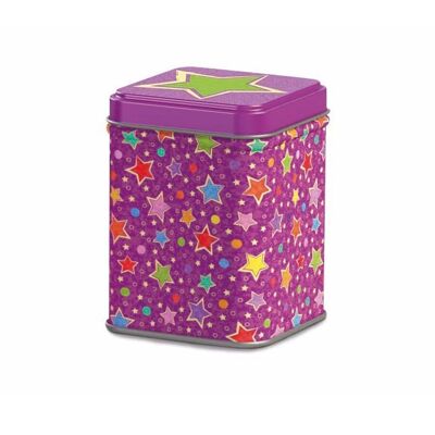 Tea caddy "Star Dance" - with slip lid - various. Sizes - 100g