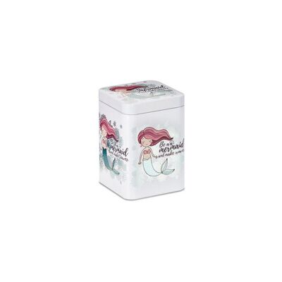 Tea caddy "Mermaid" - with slip lid - various. Sizes - 20g