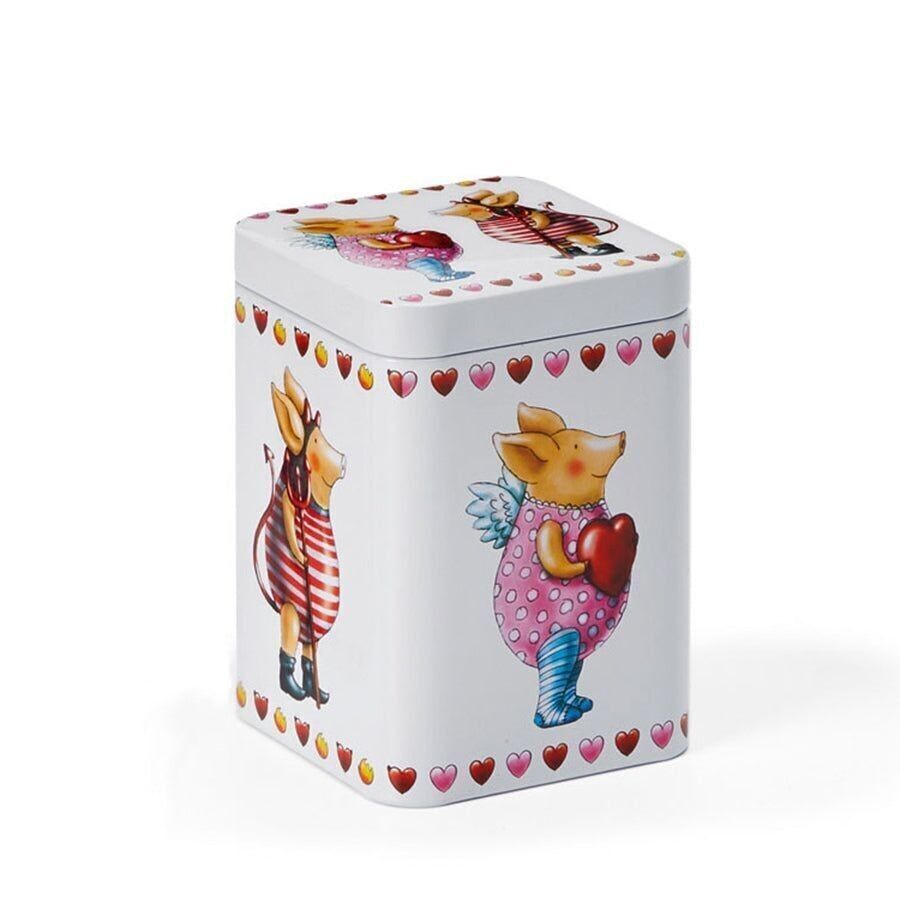 Barattolo da tè "Little Angels & Devils" - con coperchio a chiusura - vario. Dimensioni: 100 g