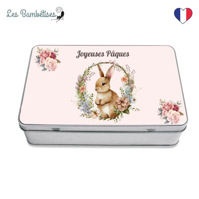 Easter Bunny Metal Box