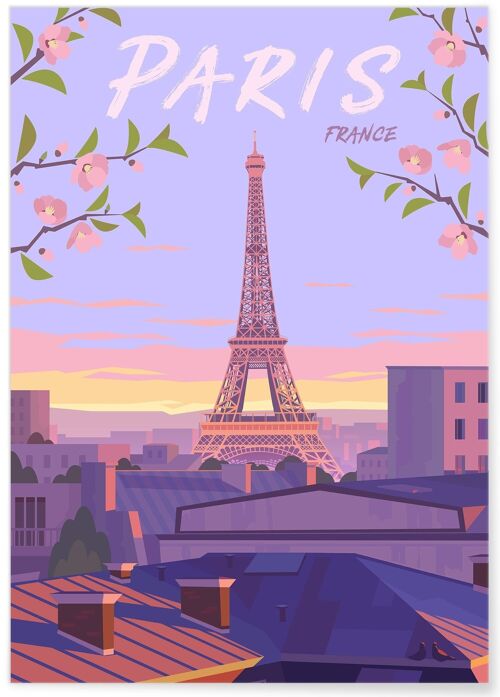 Affiche ville Paris 4