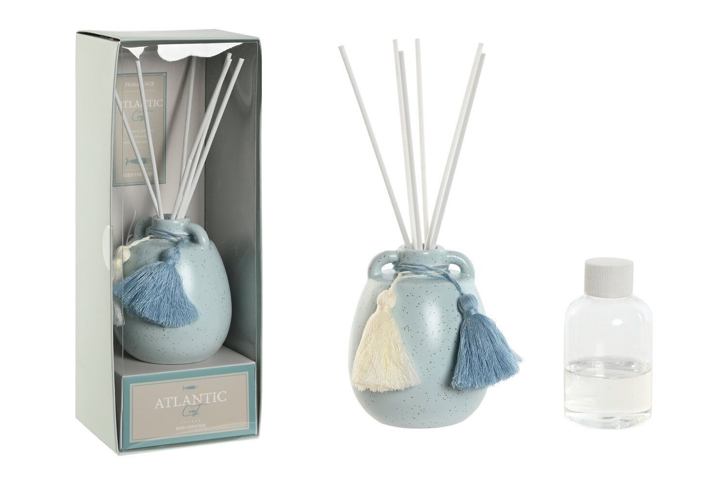 MIKADO STONEWARE RATAN AIR FRESHENER 8X8X10 100ML 10% VE211092