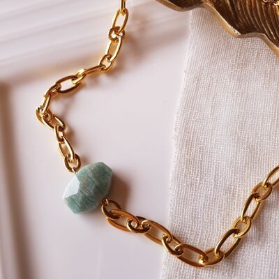 LILA AMAZONITE NECKLACE