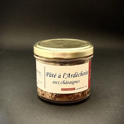 Ardéchoise pâté - With chestnuts 90 grams