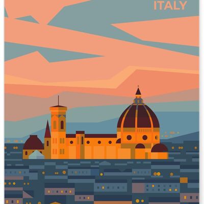 Cartel de la ciudad de Florencia 2