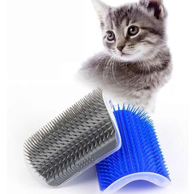 GROOMER: Corner Grooming Brush for Cats.