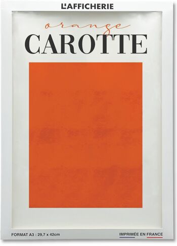Affiche Orange Carotte 2