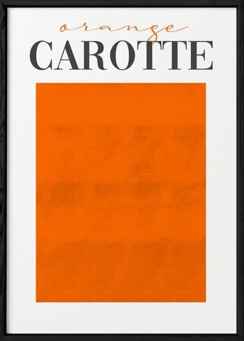 Affiche Orange Carotte 3