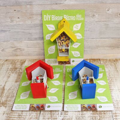 Dan Rouse Birdie Bistro Bird Feeder - 3 Colours Available