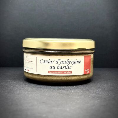 Auberginenkaviar mit Basilikum