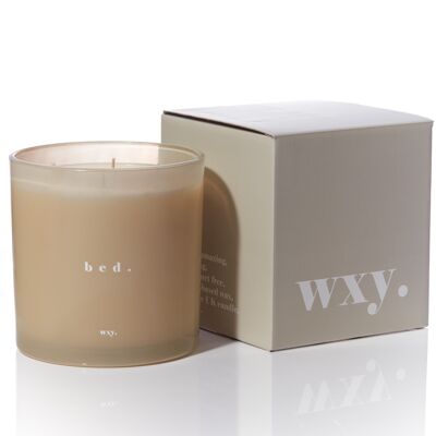 Bed XL 53oz Kerze – Warmer Moschus und schwarze Vanille