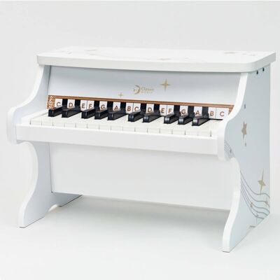 Piano Fantasía blanco - instrumento musical para niños