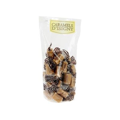 Bag of melting Isigny Caramels with salted butter 200g