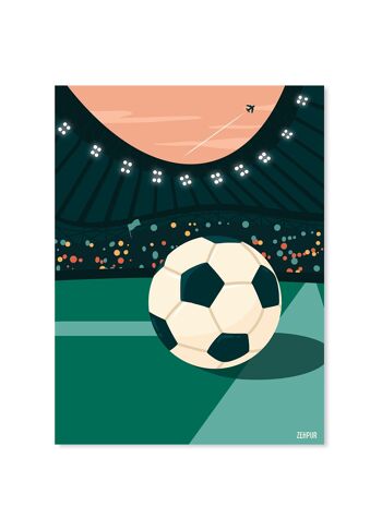 Affiche sport | Ballon de foot 3