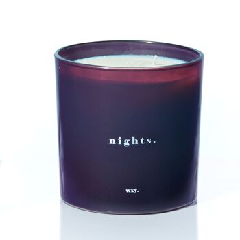 Bougie Nights XL 53oz - Sucre Bourbon et Feuille de Tabac 3