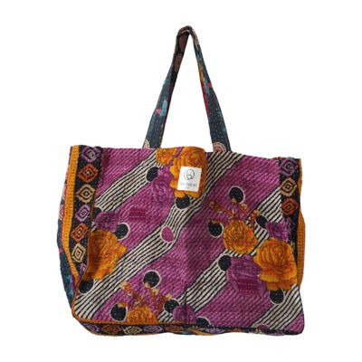 Kantha shopping bag N°367