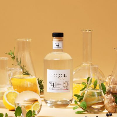 Nolow Spirit Free distillato botanico N°4 - Gin analcolico - senza zucchero - Bottiglia da 70cl