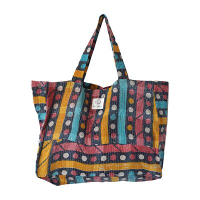 Cabas en kantha N°371