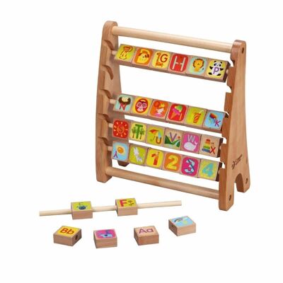 Alphabet Abacus for children's learning and improvement of reading