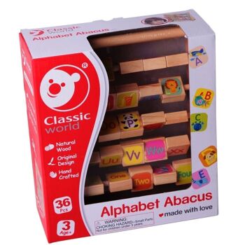 Alphabet Abacus pour l'apprentissage des enfants et l'amélioration de la lecture 4