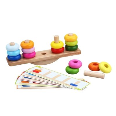 Stapel- und Balancierspiel (Bauspiel für Kinder)
