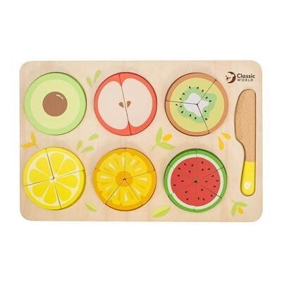 Fruit Fractions. educational toy