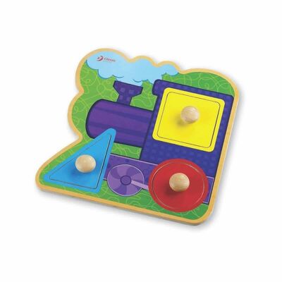 Puzzle Tren de madera para niños