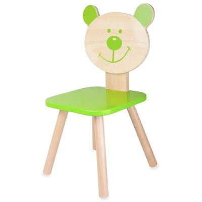 Green children's chair