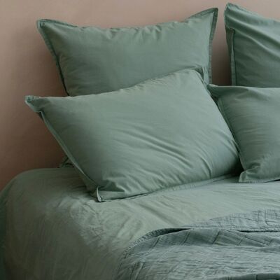 Green sage pillowcase
