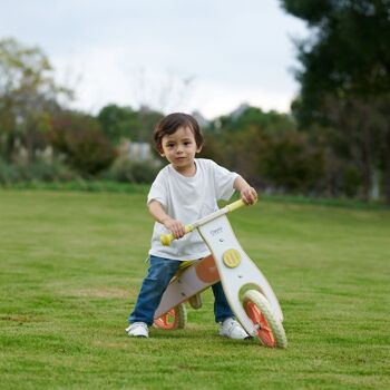 Draisienne en bois pastel pour enfant 3