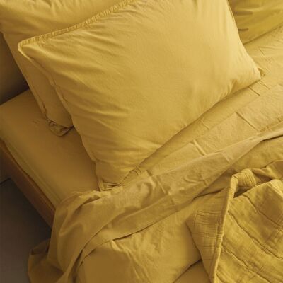 Honey fitted sheet