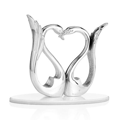 Sculpture "Swans Heart"H.Cm.17